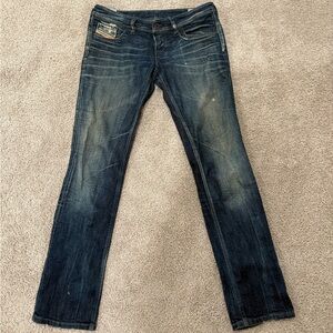 Vintage Diesel jeans lowky low rise straight leg from early 2000’s